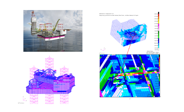 CAT-J Project Mooring 시 구조해석