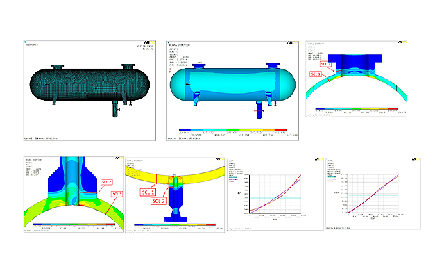 Stress Analysis for INLET GAS SEPARATOR