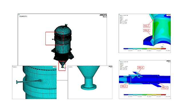 Stress Analysis for PRODUCT COOLER
