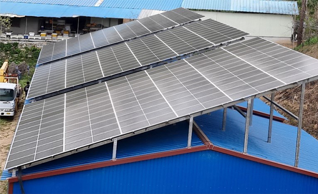 100kW 지붕태양광